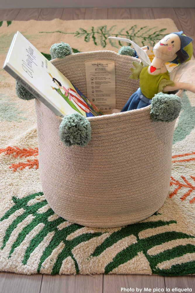 BASKET BUBBLY NATURAL-GREEN - Image 2