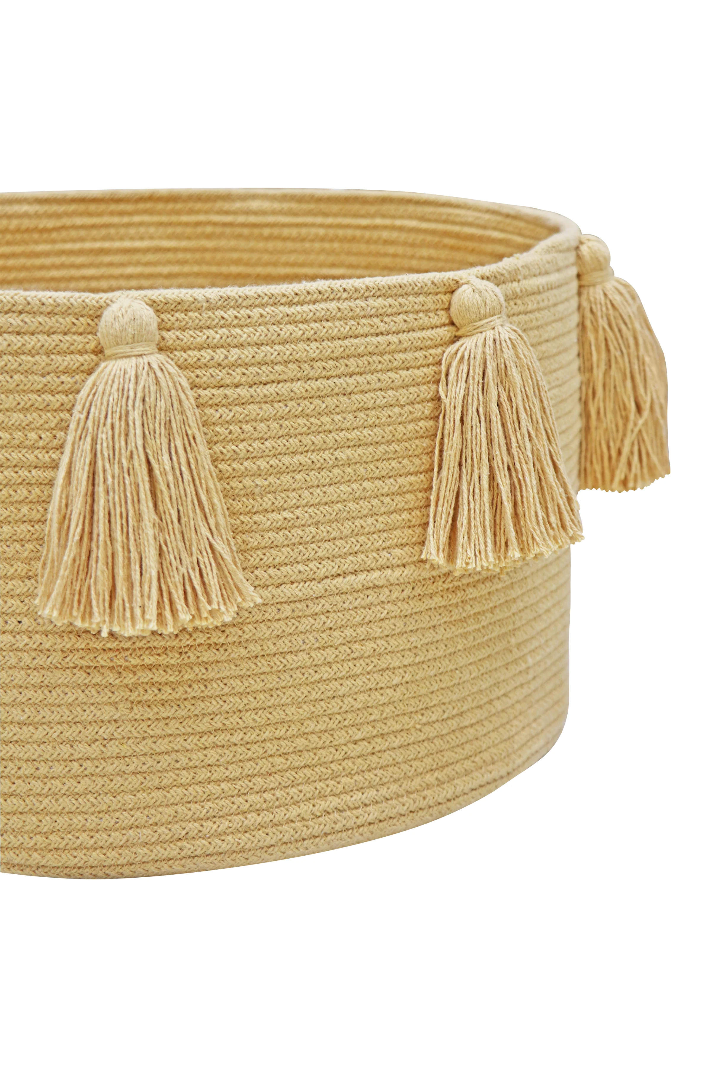 BASKET NEW TASSELS HONEY - Image 4