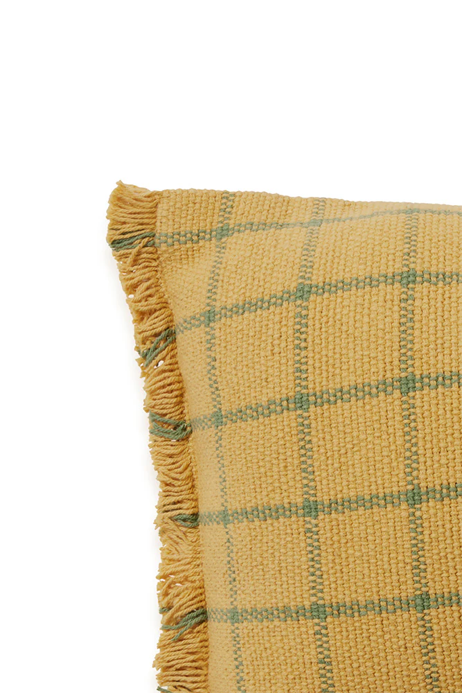 CUSHION GEO BLOCK HONEY - Image 3