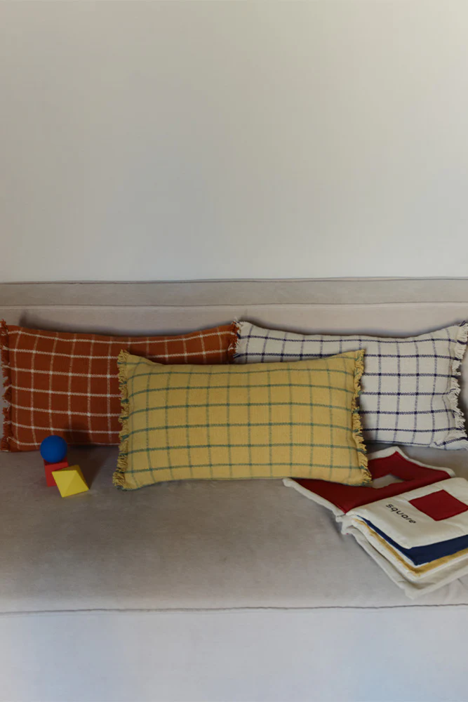 CUSHION GEO BLOCK HONEY - Image 5