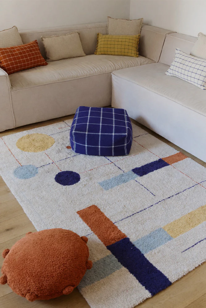 FLOOR CUSHION BUBBLY TERRACOTA - Image 4