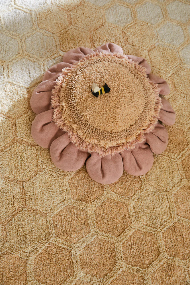 Floor cushion Pink Daisy - Image 2