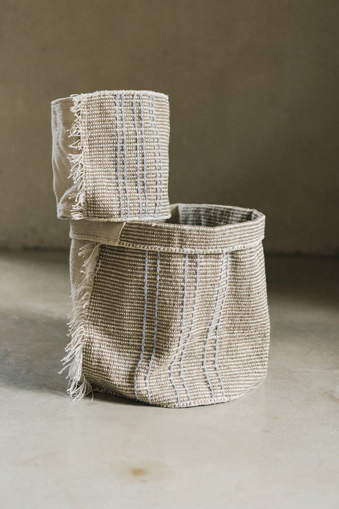 HANDLOOM MINI BASKET JACARANDA - Image 2
