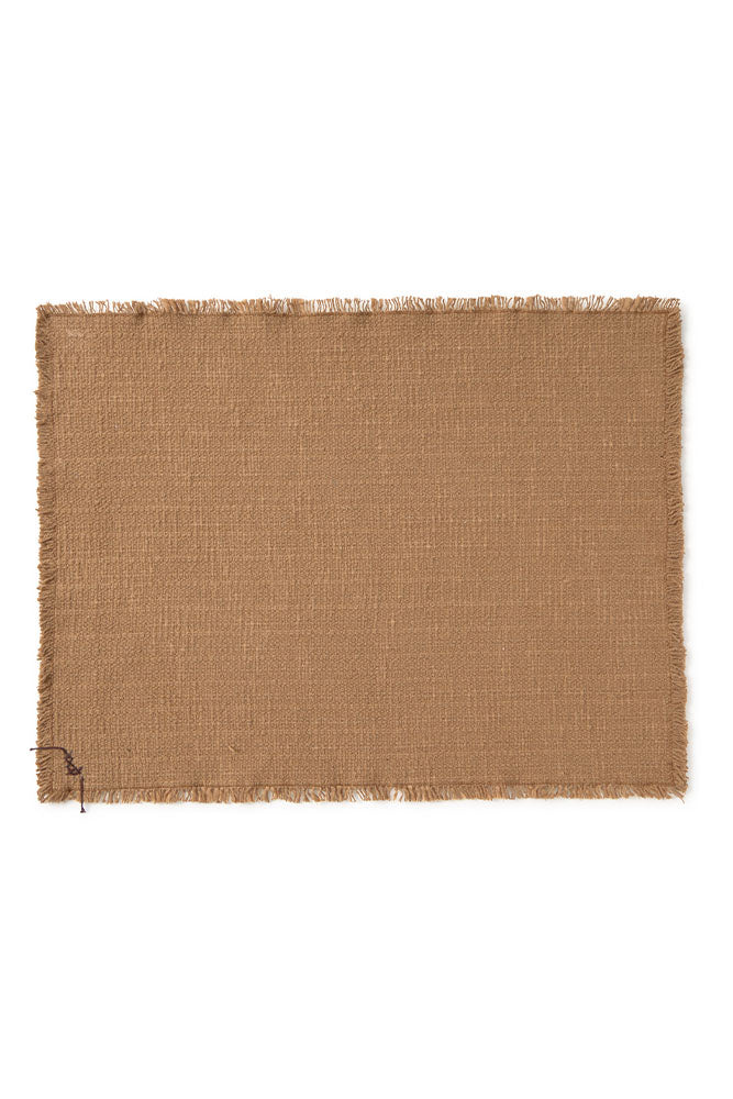 Handloom Placemats Ochre (Set of 2)
