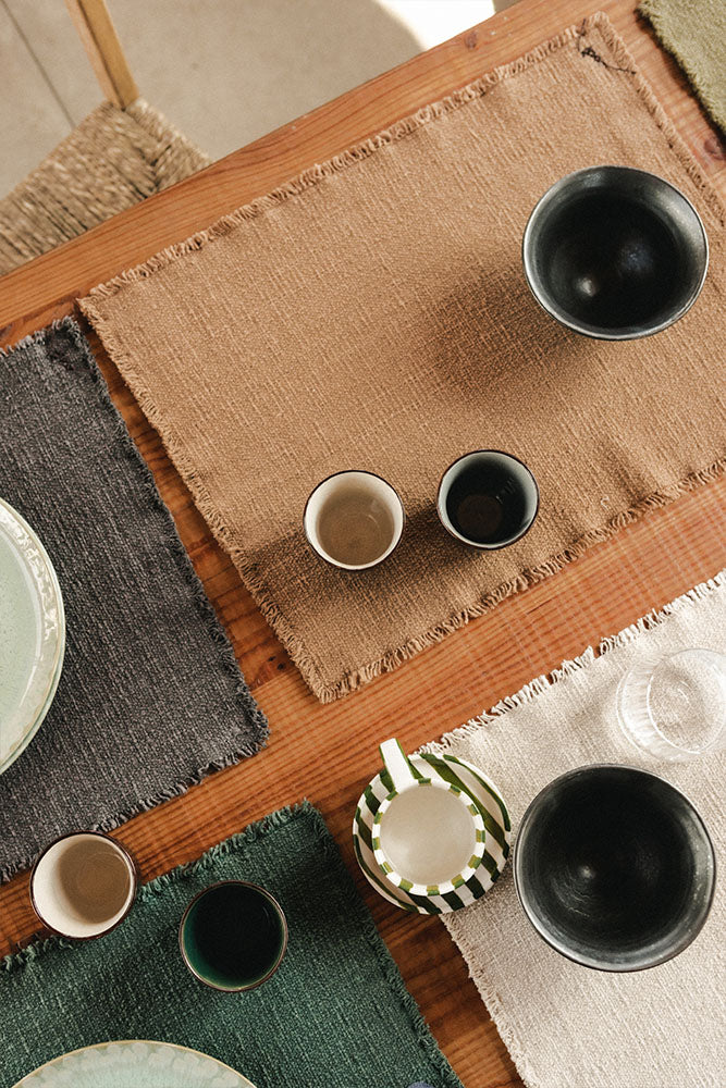 Handloom Placemats Ochre (Set of 2) - Image 6