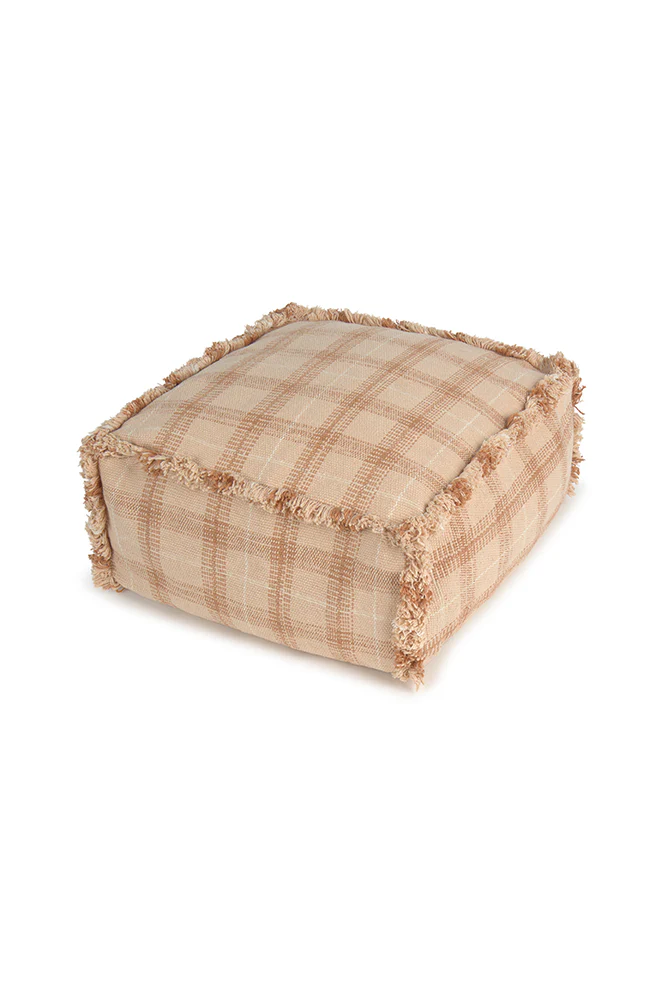 HANDLOOM POUF ROSE - Image 4