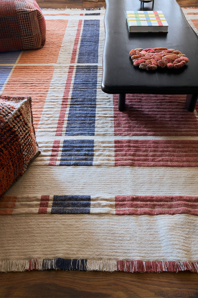 HANDLOOM RUG COLUMNS MULTI COLOR - Image 5