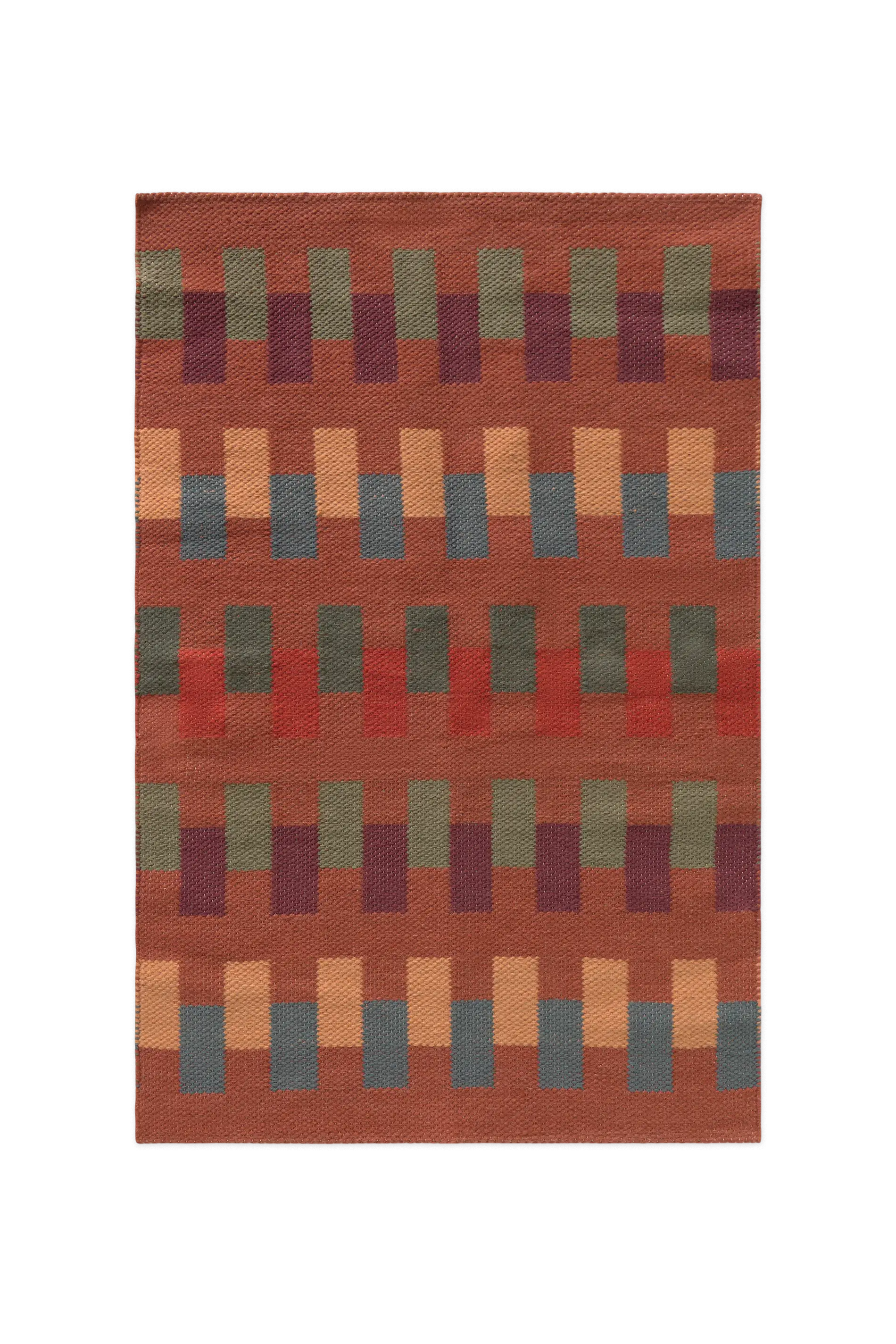 HANDLOOM RUG INTERSECTING SIENNA