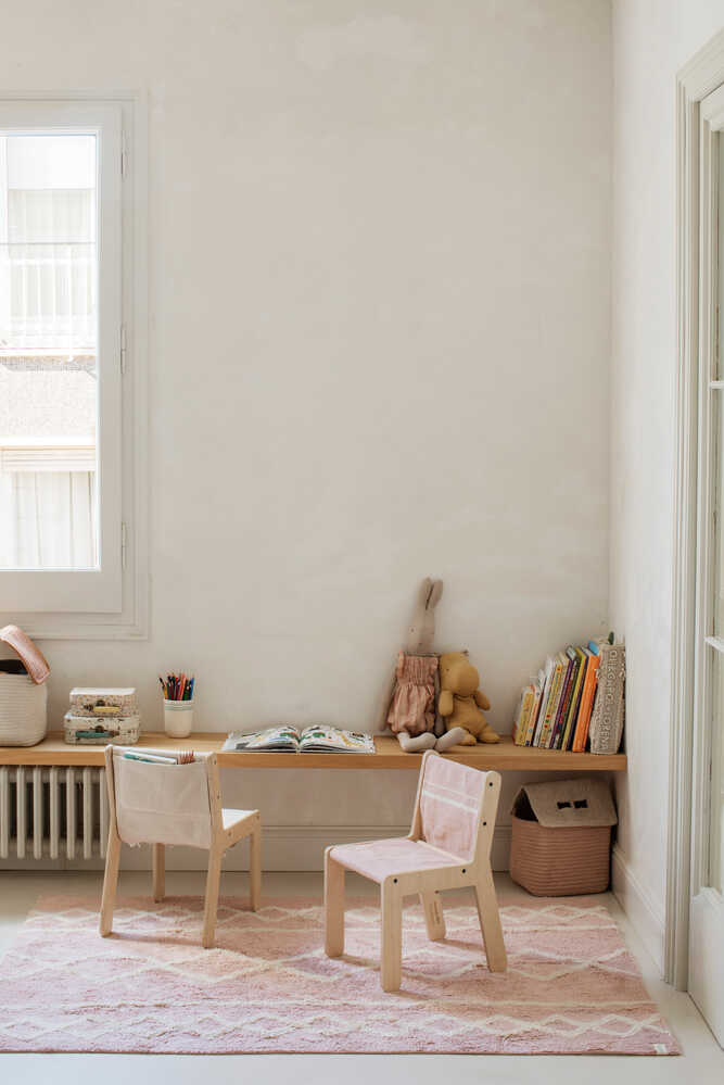 KID'S CHAIR VINTAGE NUDE CANVAS - Image 4