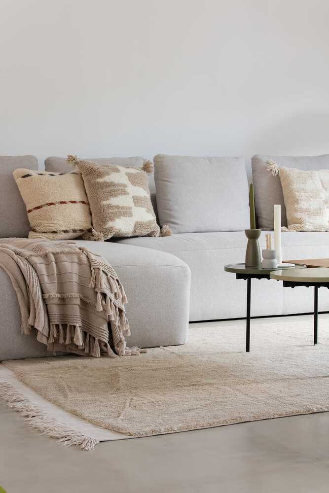 KNITTED BLANKET AIR DUNE WHITE - Image 9