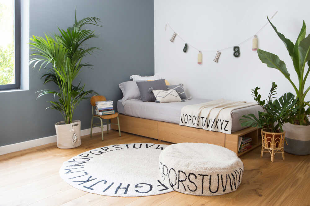 POUF ABC NATURAL/BLACK - Image 6