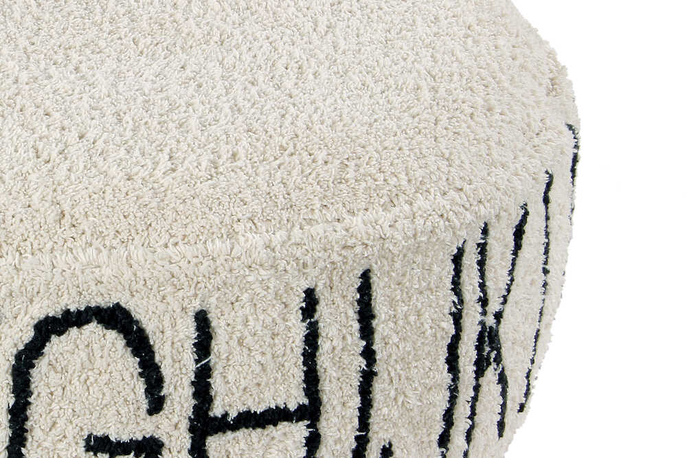 POUF ABC NATURAL/BLACK - Image 8