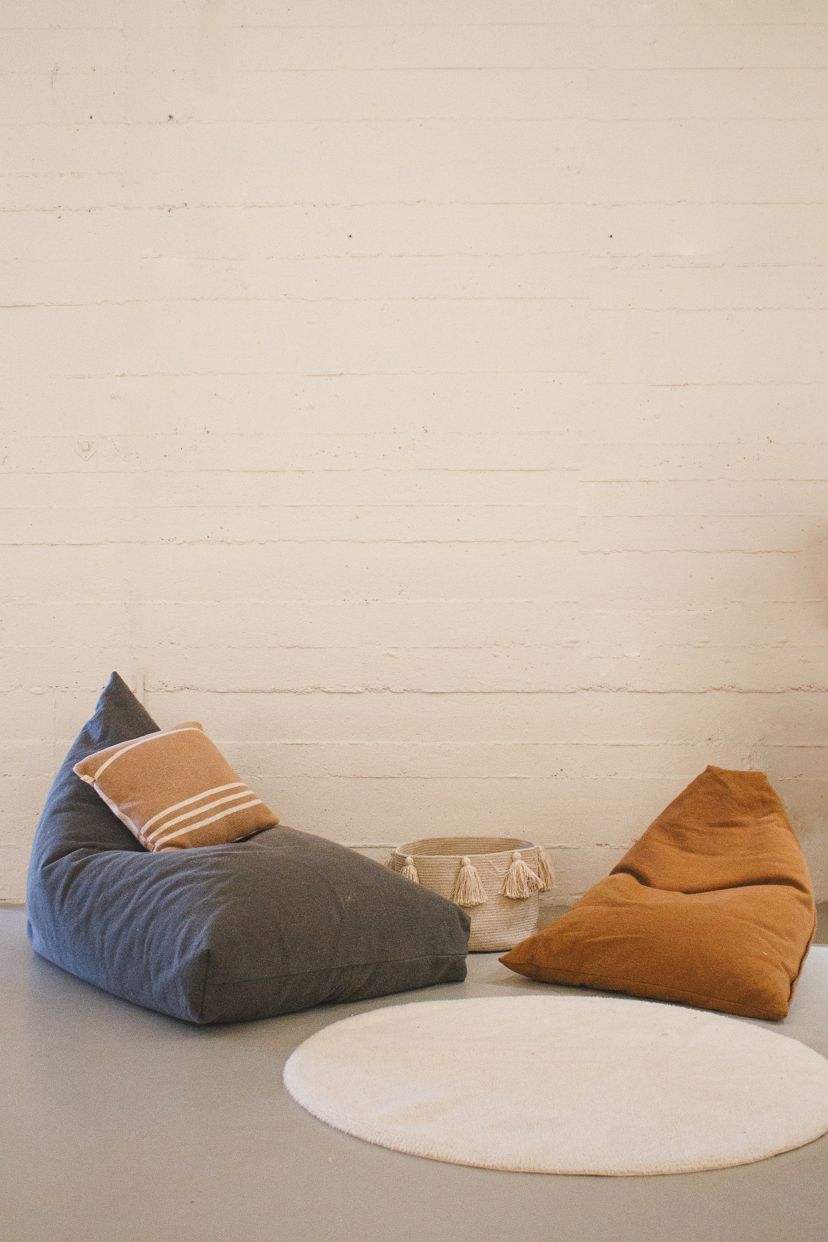 Pouf Emily Rose Beige - Image 3