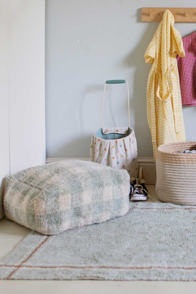 POUF VICHY BLUE SAGE - Image 5