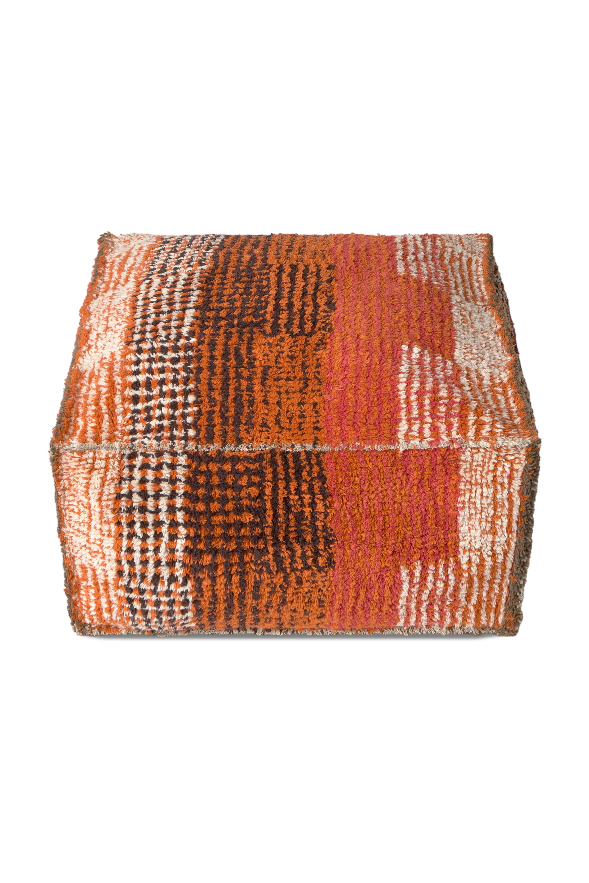REVERSIBLE CITY POUF MAPLE RED - Image 2