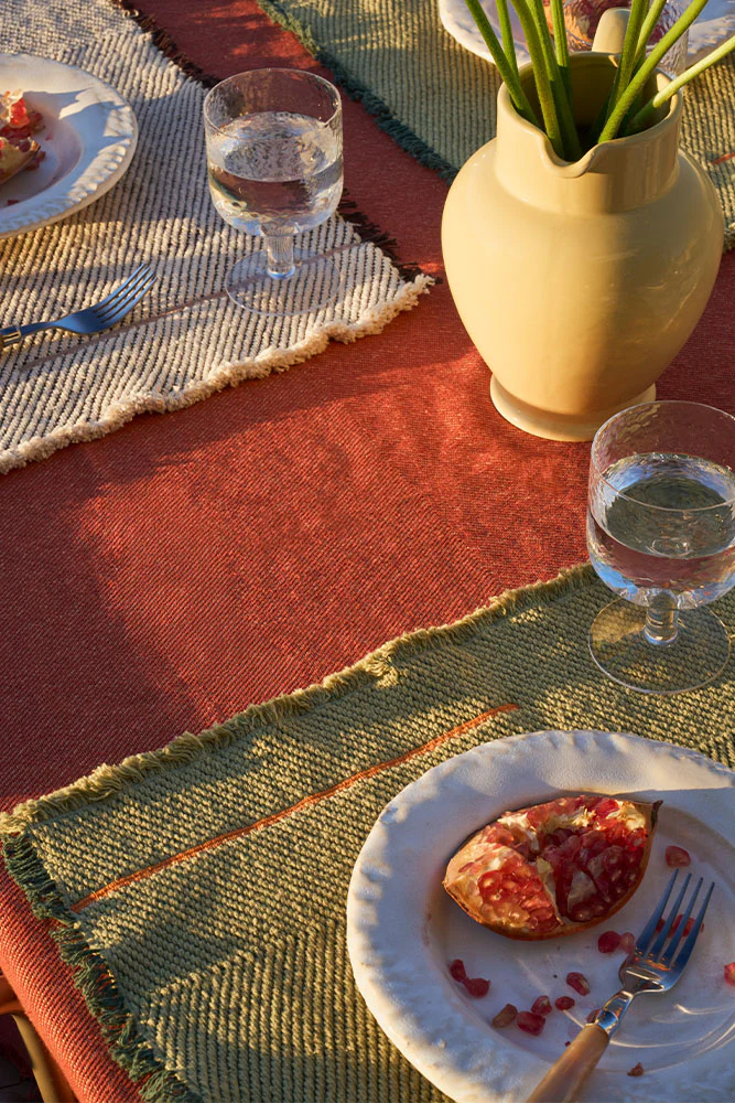 SET OF 2 PLACEMATS VERTICAL MATCHA - Image 6