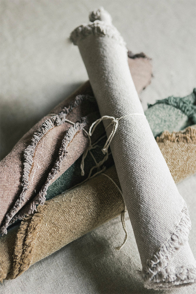 STONEWASHED PLACEMATS AND COASTERS DUCK GREEN (SET OF 2) - Image 6