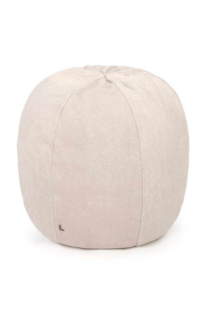 STONEWASHED POUF NEW GREY
