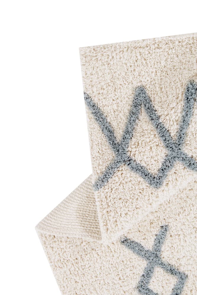 WASHABLE RUG ATLAS NATURAL/VINTAGE BLUE - Image 3