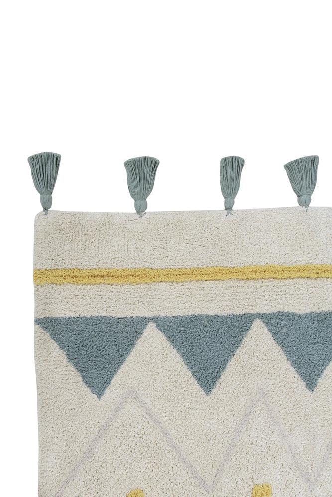WASHABLE RUG AZTECA VINTAGE BLUE - Image 8