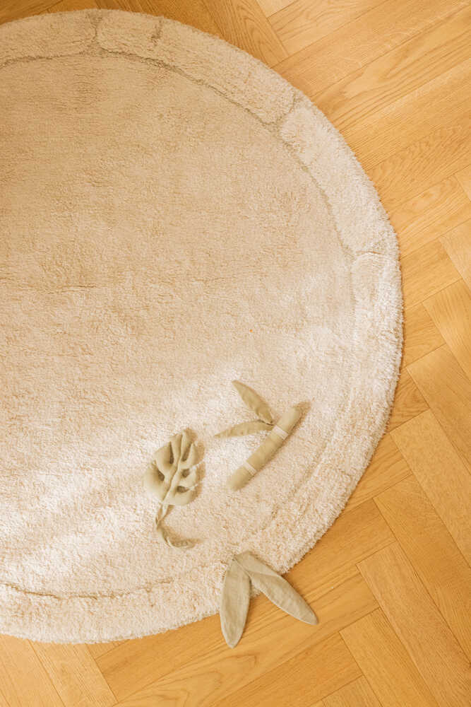 WASHABLE RUG BAMBOO SENSORIAL LEAF - Image 4