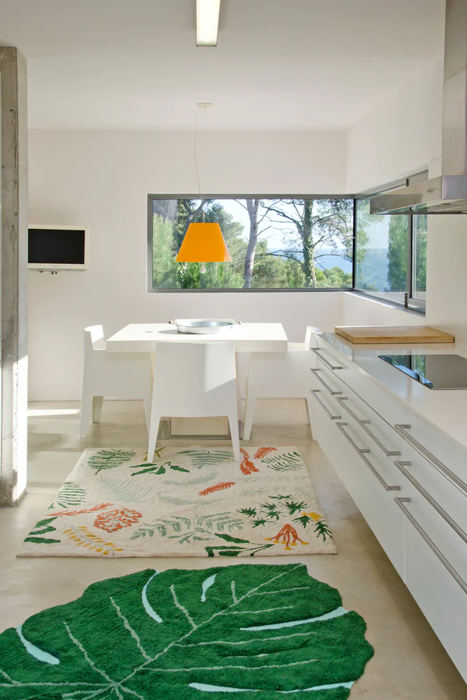WASHABLE RUG MONSTERA LEAF - Image 4