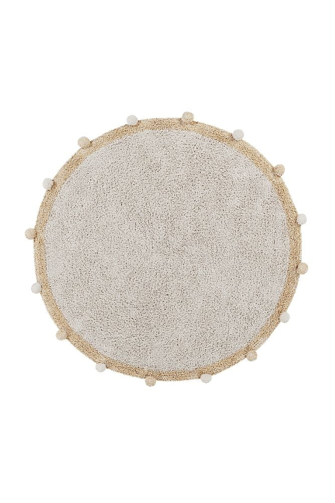 WASHABLE RUG BUBBLY NATURAL - HONEY