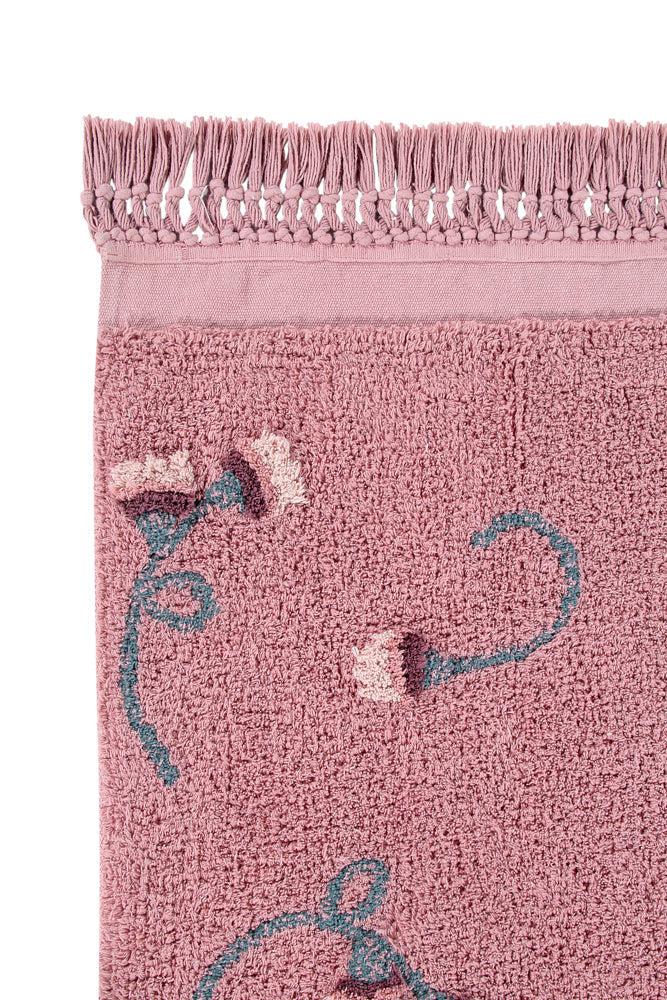 WASHABLE RUG ENGLISH GARDEN ASH ROSE - Image 5