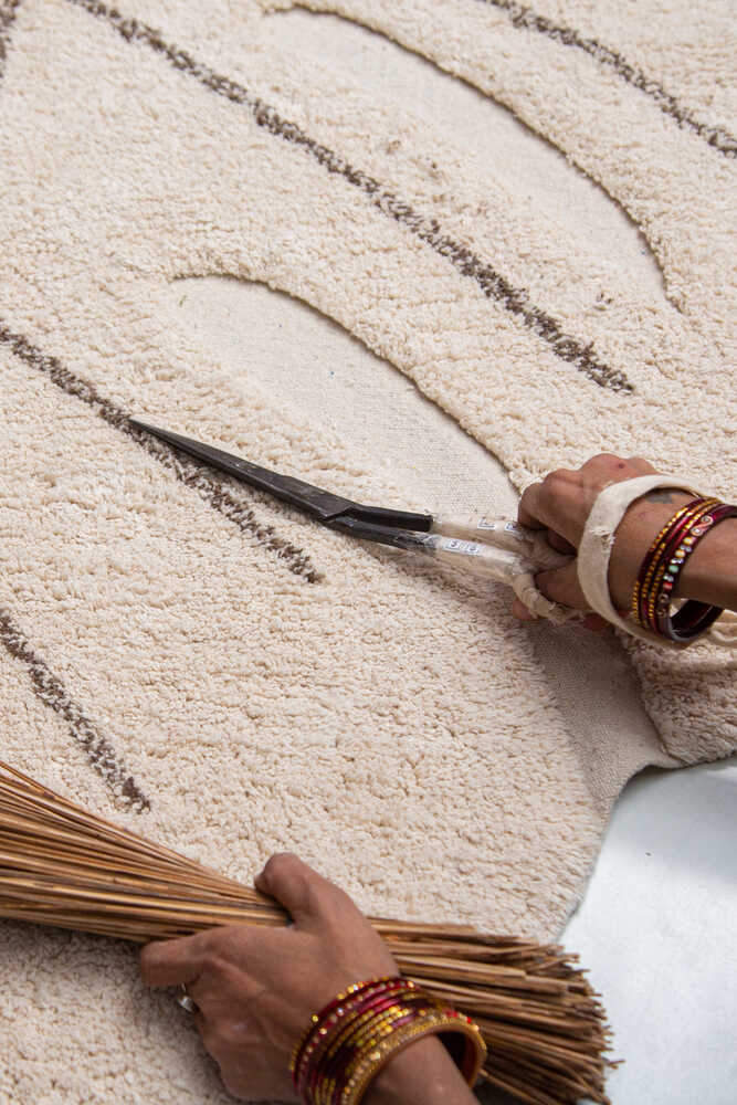 WASHABLE RUG MONSTERA NATURAL - Image 7