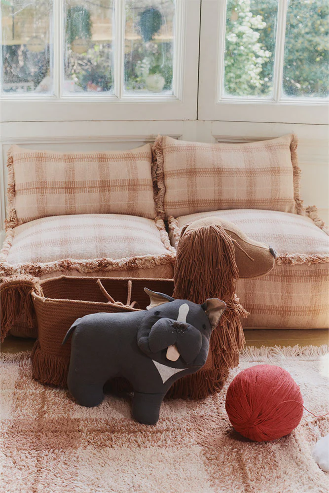 WASHABLE RUG TARTAN ROSE - Image 6