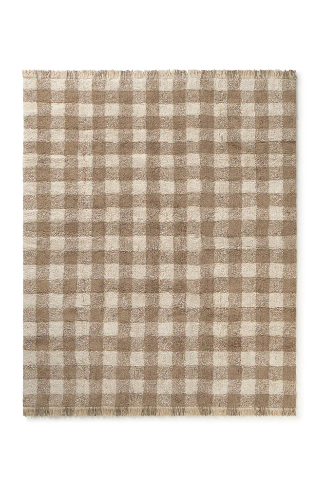 WASHABLE RUG VICHY MARRON