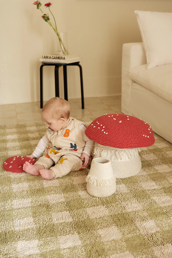 WASHABLE RUG VICHY MATCHA - Image 3