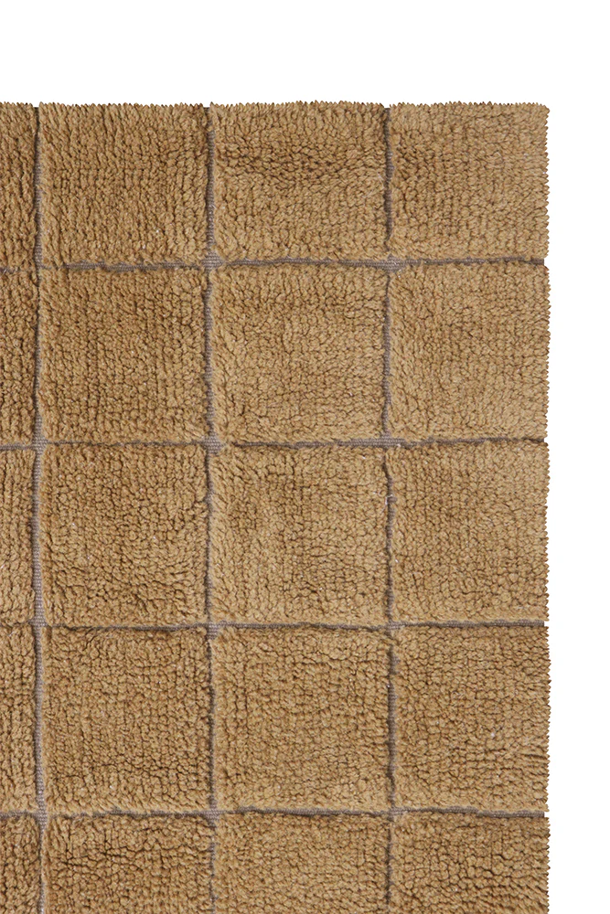 WOOL RUNNER RUG MOSAIC OCHRE - Image 5