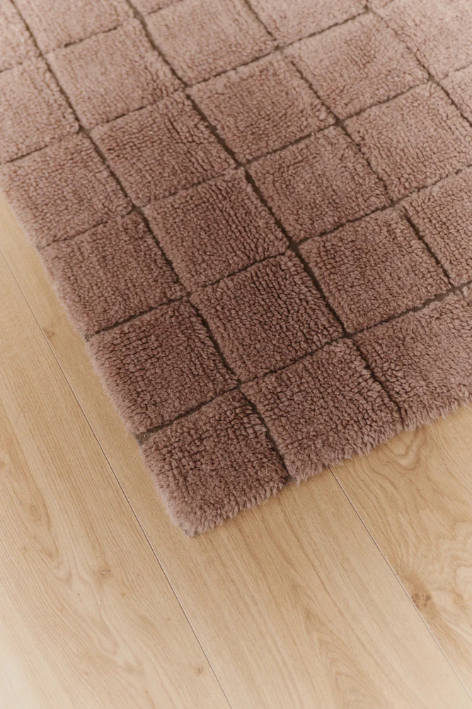 WOOL RUNNER RUG MOSAIC QUARTZ - Image 4